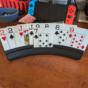Suporte para cartas, baralho, uno, cartas de RPG e board games com sleeve